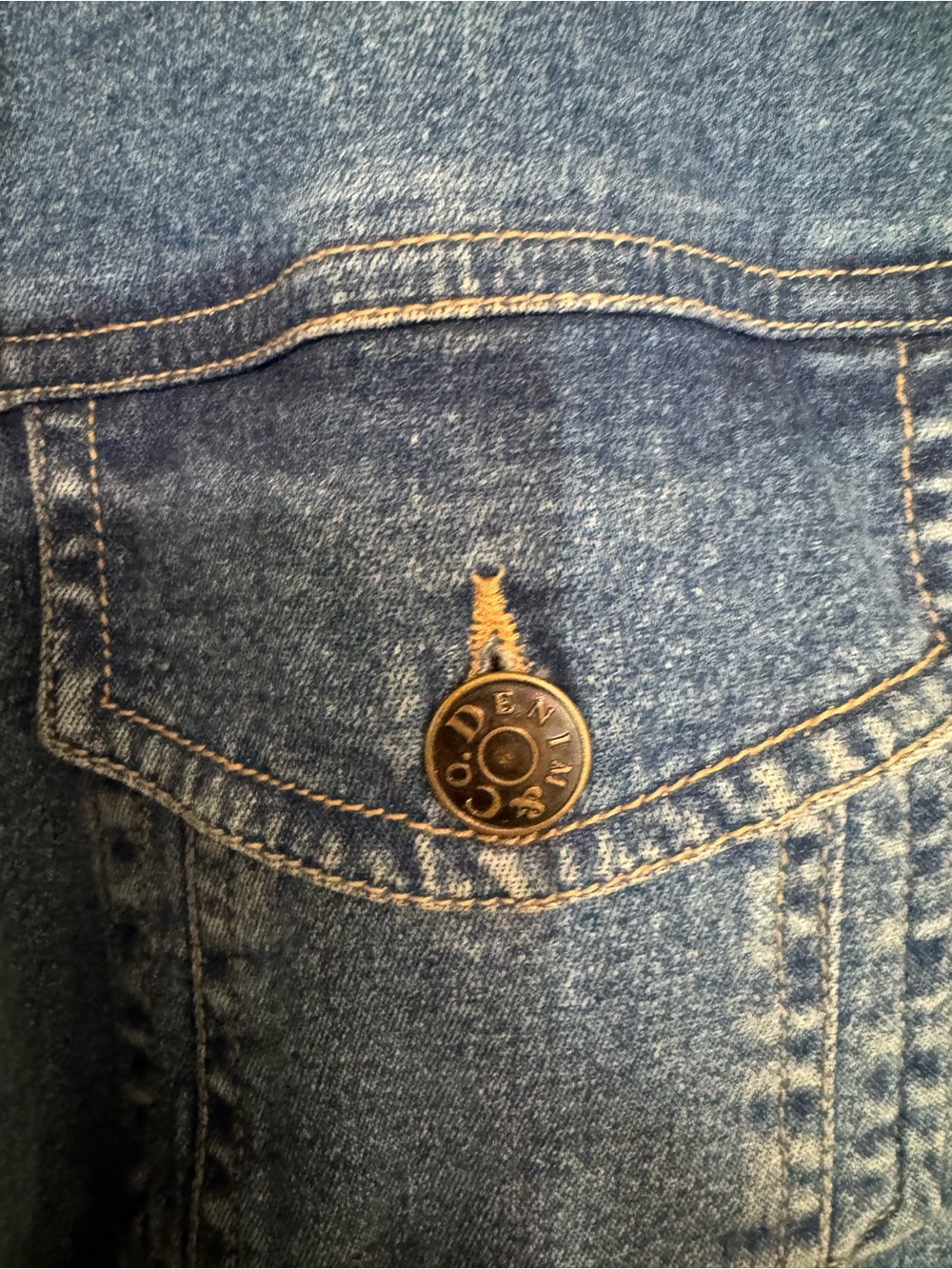 Denim&Co Light Blue Oversized Jean Jacket - Picture 3 of 5